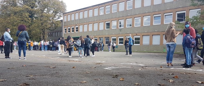 Les élèves du collège Kennedy sont accueillis, depuis la rentrée, dans l'ex-lycée Claudel.