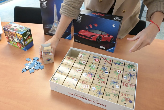 Le nouveau puzzle calendrier de l'Avent et les puzzles 3D, prisés des "Kidultes".