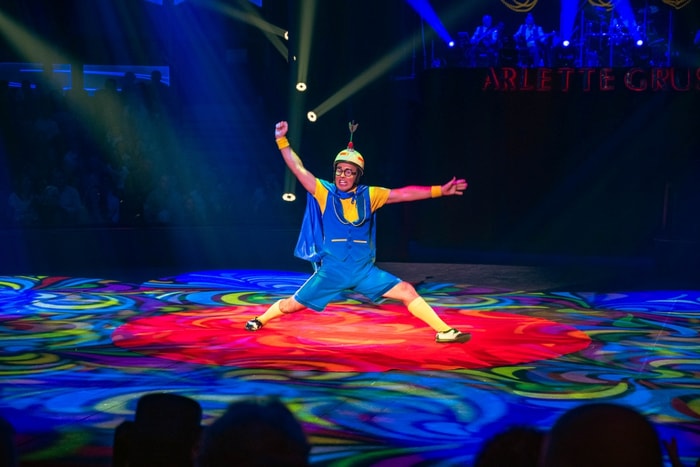 Francesco Fratellini, trublion incontournable de la tournée « Parenthèse » 2026 du cirque Arlette Gruss.  