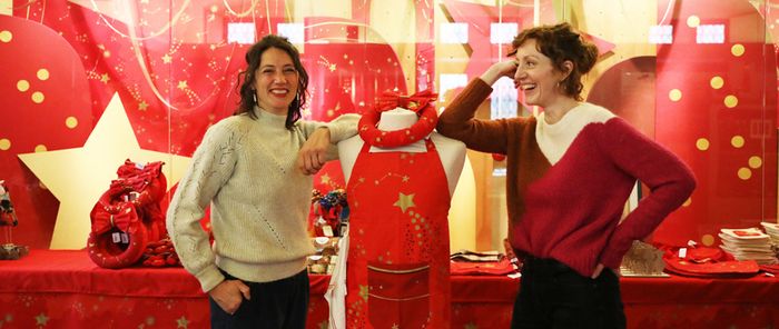 Camille Stoos et Mylène Leininger signent la scénographie de la boutique de l'OTC.