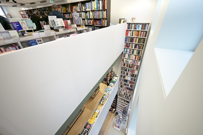 La nouvelle librairie Bisey en images. 