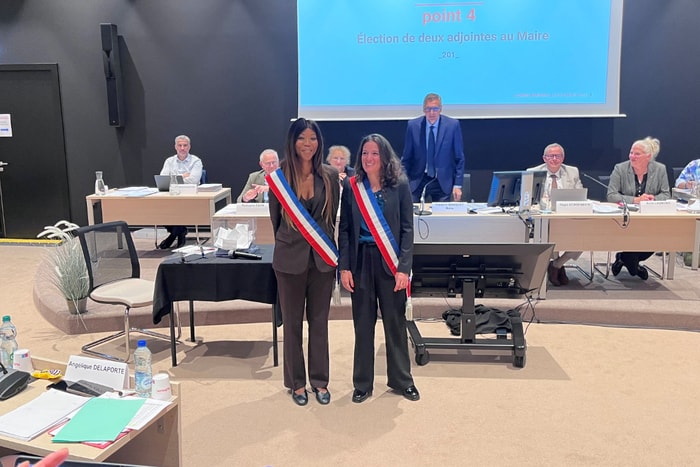 Fatou Sissoko (à gauche) et Maïté Rugiero ont été élues nouvelles adjointes au maire. 