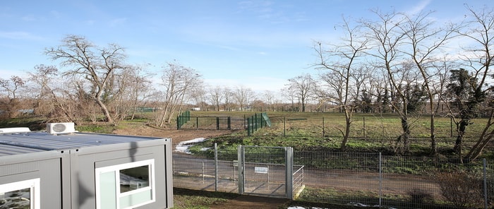 Le nouveau terrain à la disposition de la SPA, à la Mertzau.