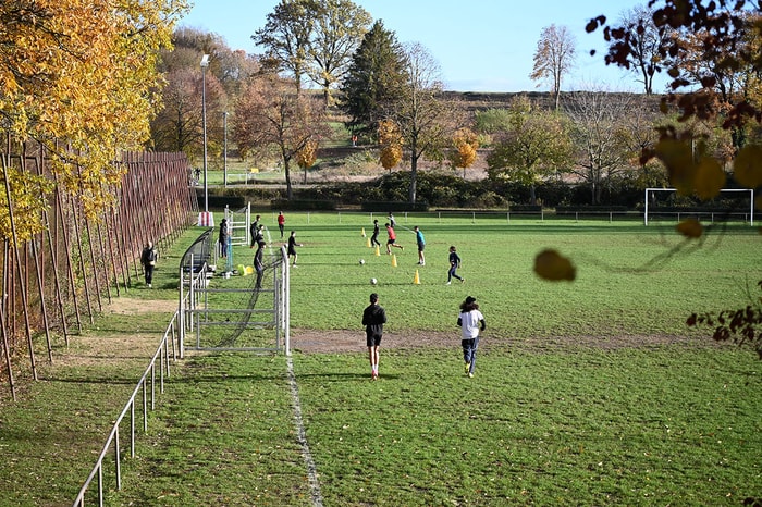 Archives du terrain qui va faire l'objet d'une réfection en profondeur ces prochaines semaines.  