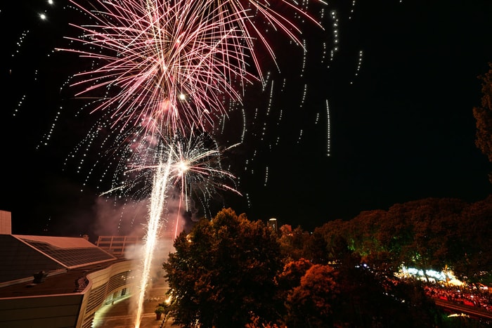 Le traditionnel feu d'artifice du 14 juillet