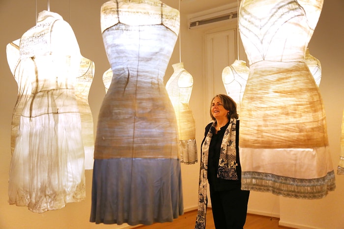 Brigitte Bourdon a exposé ses œuvres au Musée des Beaux-arts en 2019.
