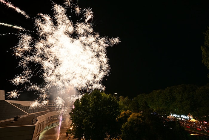 Le traditionnel feu d'artifice du 14 juillet