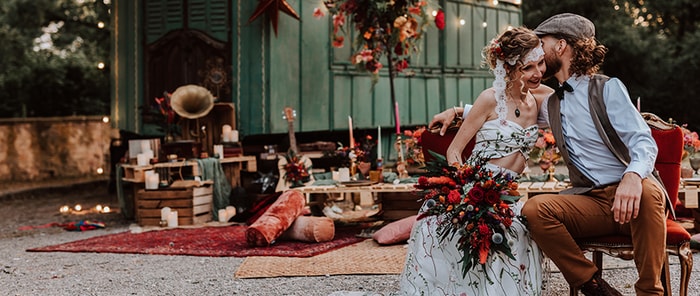 Tous les ingrédients d'un mariage réussi sont réunis au Wild wedding festival.
