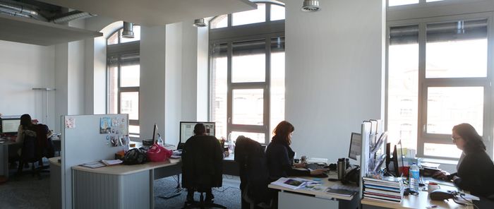 Les locaux du Journal des spectacles sur 150 m².