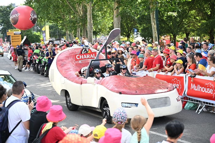La caravane du Tour.