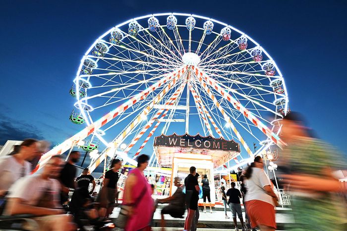 La grande roue, un incontournable de la Foire kermesse.