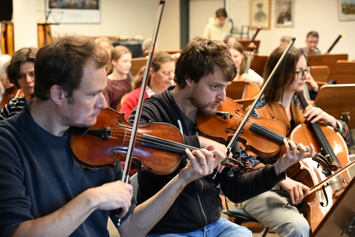 Les musiciens du Collegium Musicum se retrouvent, chaque semaine, en répétition sur le site DMC. 