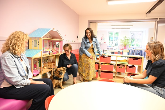 Les locaux de La Petite Ourse, rue Papin, sont adaptés aux différentes tranches d'âge des enfants. 