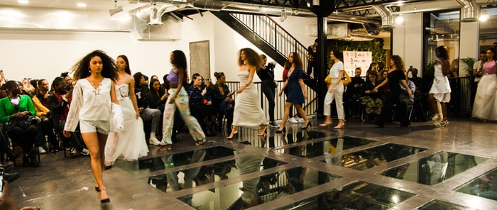 Défilé de la Maison Hodié à la Fashion Week, à Paris.