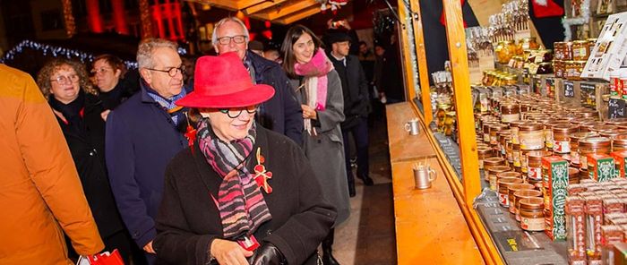 Le Marché de Noël a été officiellement inauguré ce jeudi soir, en présence du maire.