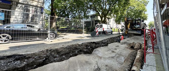 Les travaux portent actuellement sur les réseaux d’électricité, de gaz et d’eau.