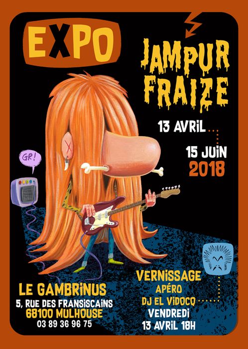 Expo Jampur Fraise + DJ Set El Vidoq