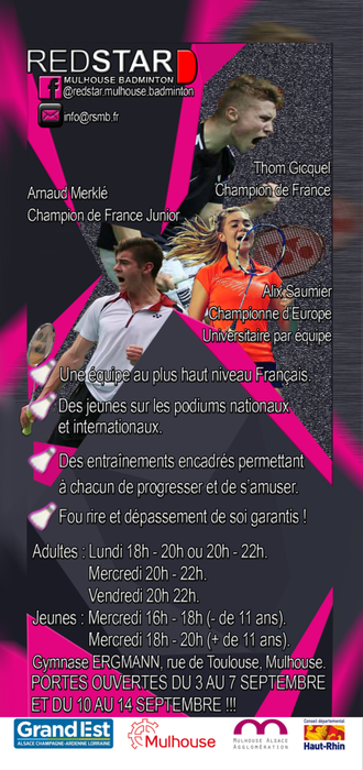 Portes ouvertes au Red Star Mulhouse Badminton