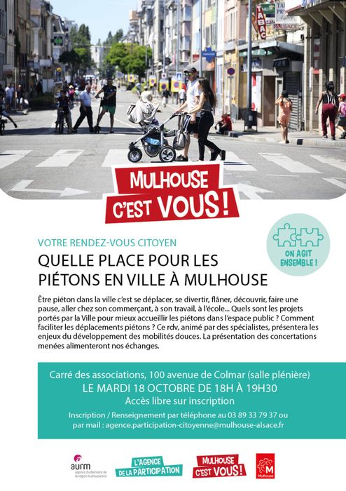 Mon rendez-vous citoyen : Quelle place pour les piétons en ville ?