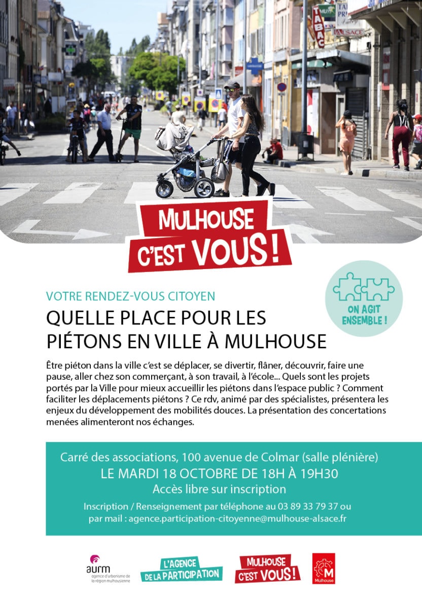 Mon rendez-vous citoyen : Quelle place pour les piétons en ville ?