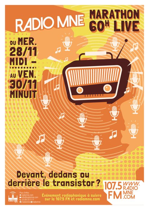 Marathon radiophonique de 60h live et micro-exposition RadioMNE