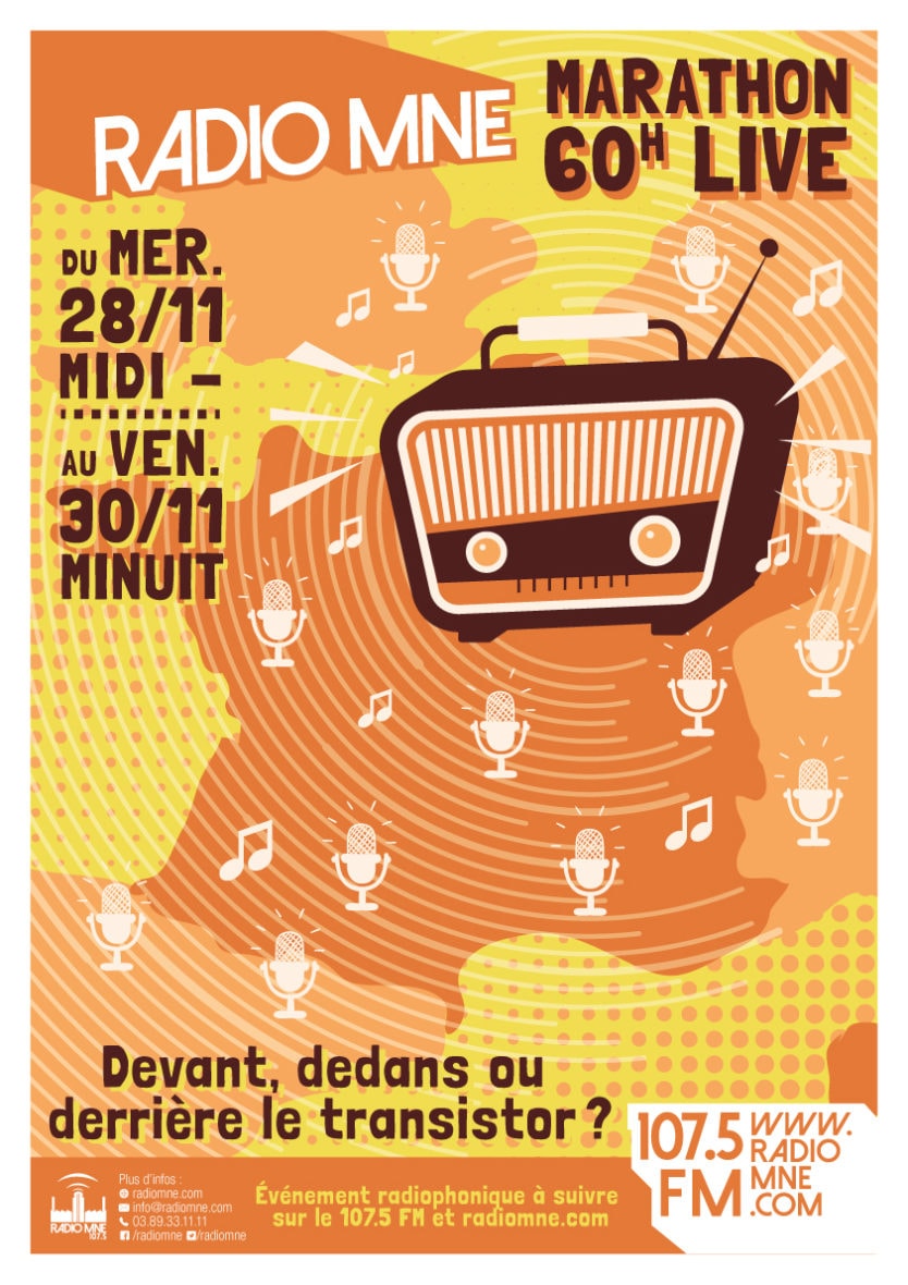 Marathon radiophonique de 60h live et micro-exposition RadioMNE
