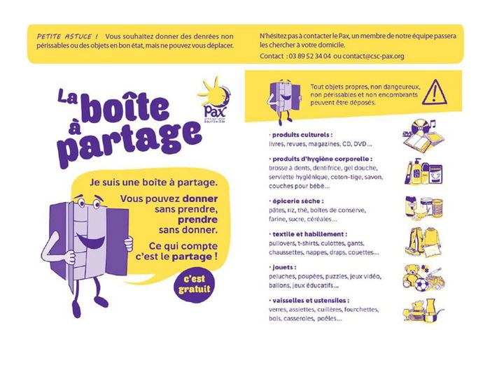 Grande collecte d\\\'été pour la Boite à Partage