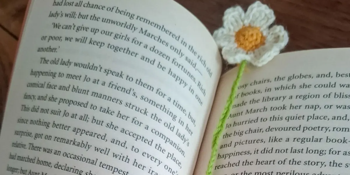 Marque page en crochet