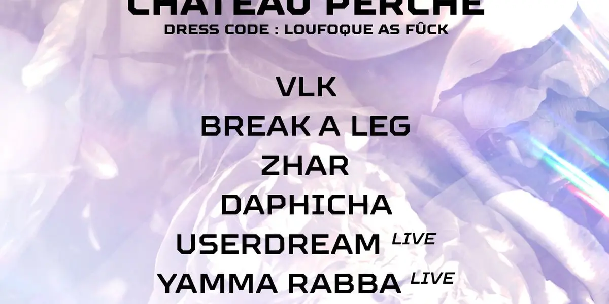 Vault Club Invite — Château Perché Soirée costumée— thème: 'Loufoque as fuck'