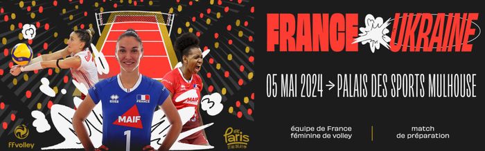 VOLLEY : FRANCE-UKRAINE