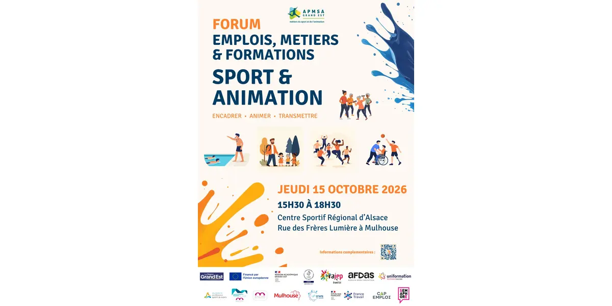 Forum des métiers, formations et emplois du sport et de l'animation