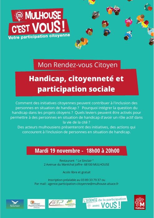 RDV Citoyen : handicap, citoyenneté et participation sociale