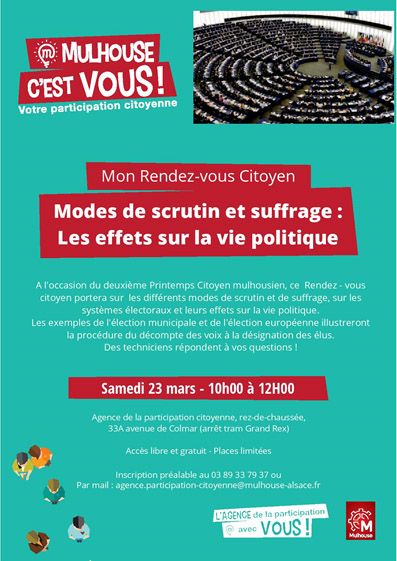 Rendez-vous citoyens : Les modes de scrutin et de suffrage