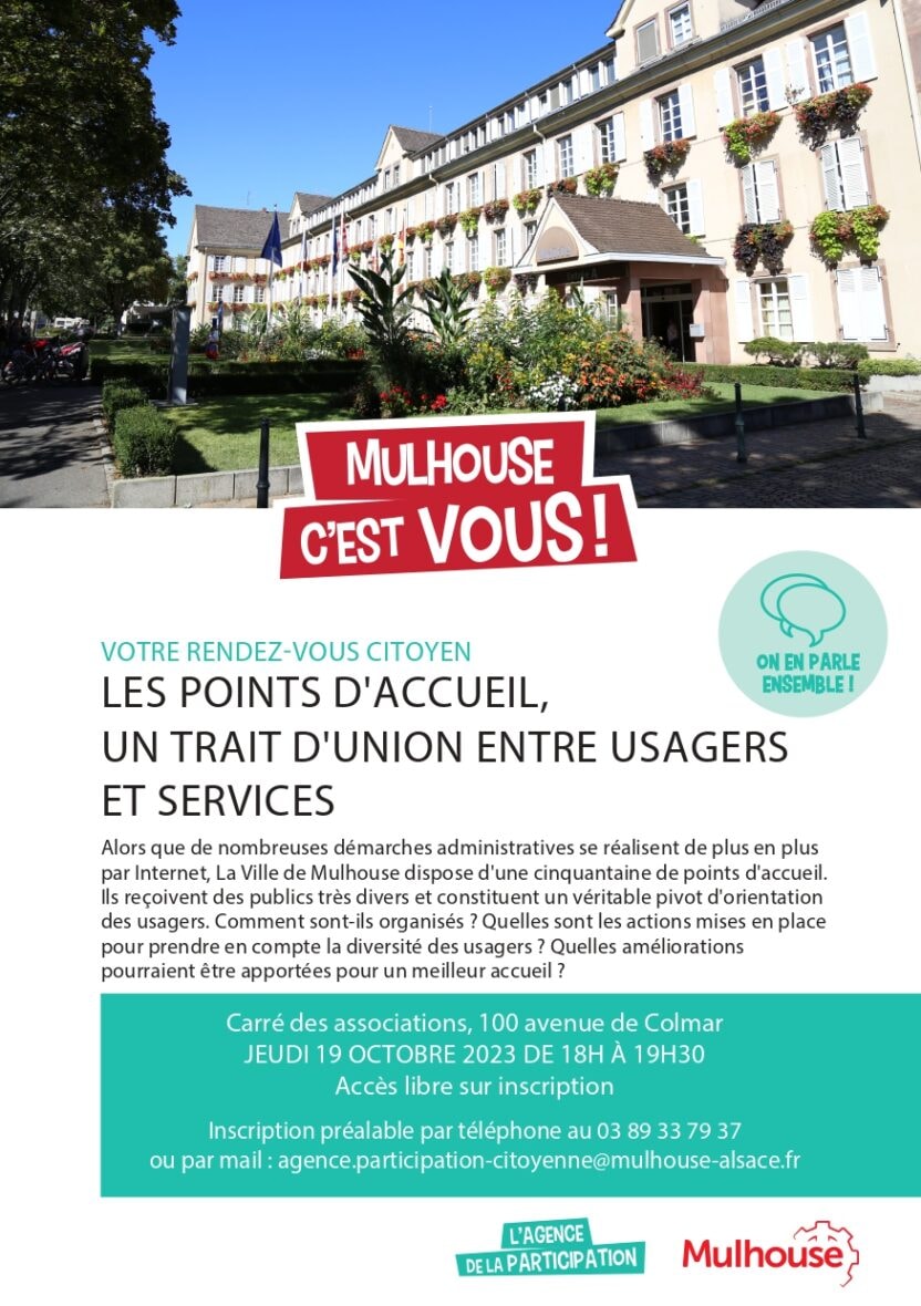 RDV citoyen "Les points d'accueil, un trait d'union entre usagers et services"