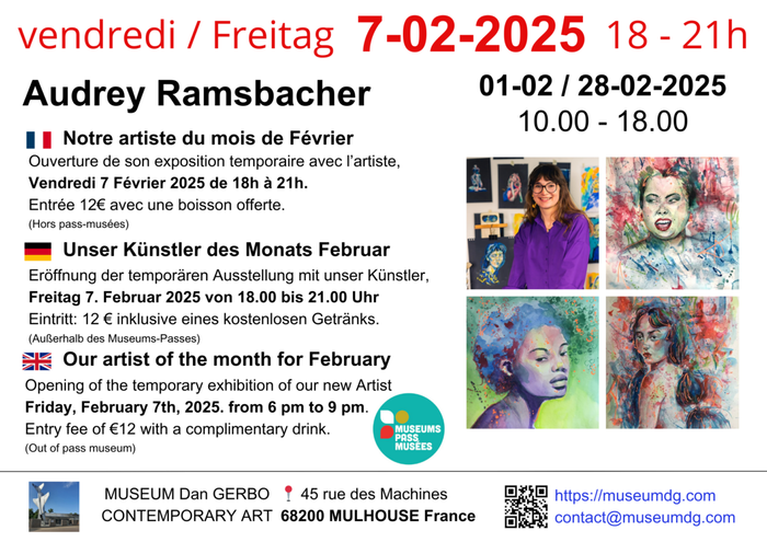 Inauguration de l'exposition d'Audrey Ramsbacher