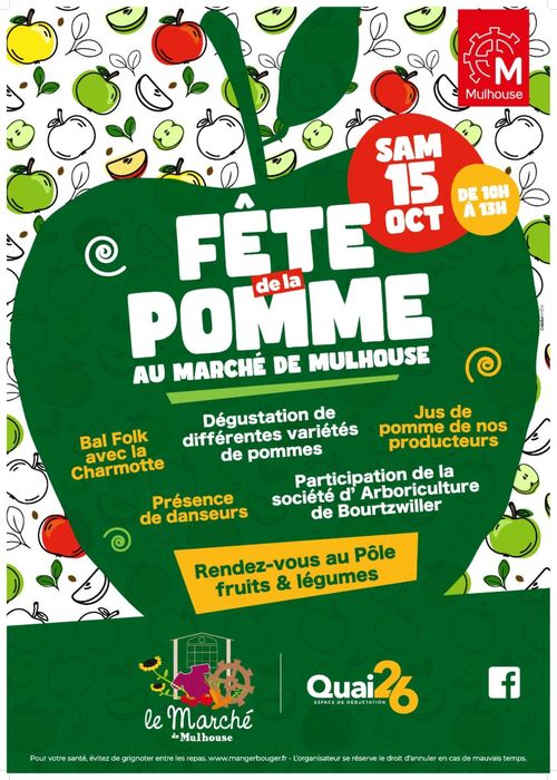 Fête de la pomme au marché