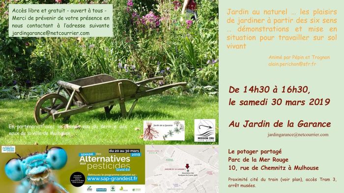 Jardin au naturel : les plaisirs de jardiner à partir des six sens
