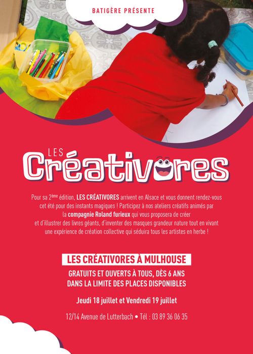 Les créativores : ateliers artistiques