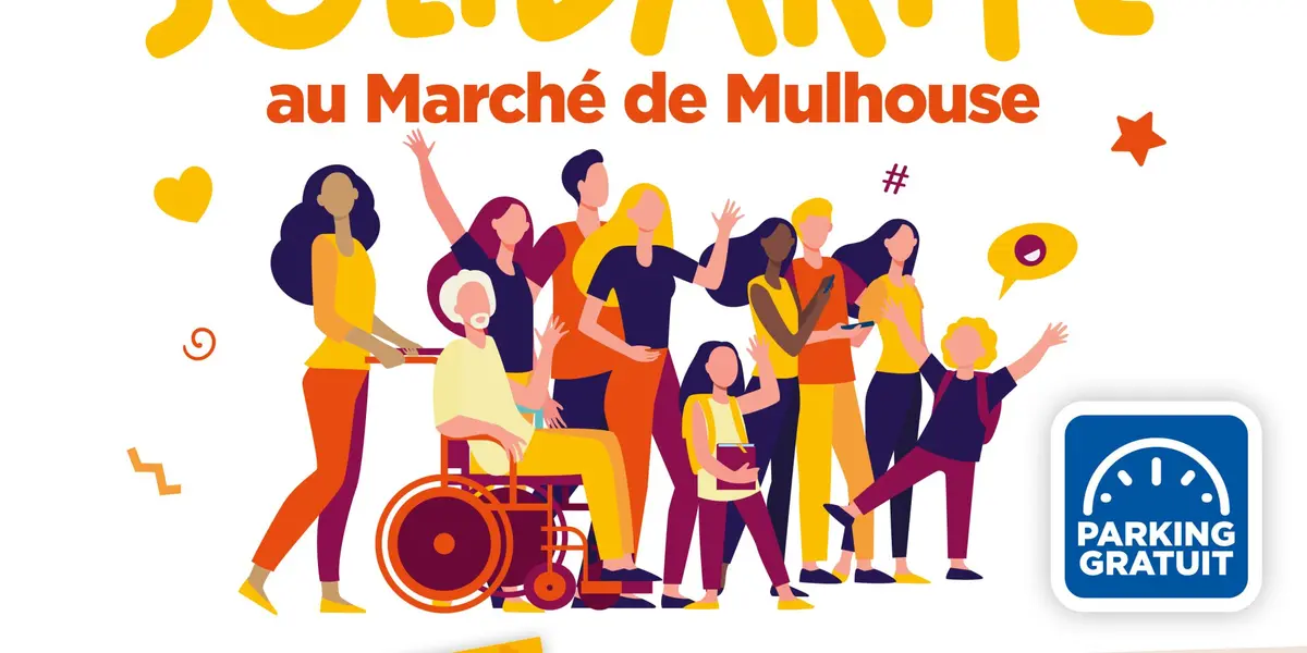 Journée de Solidarité au Marché de Mulhouse