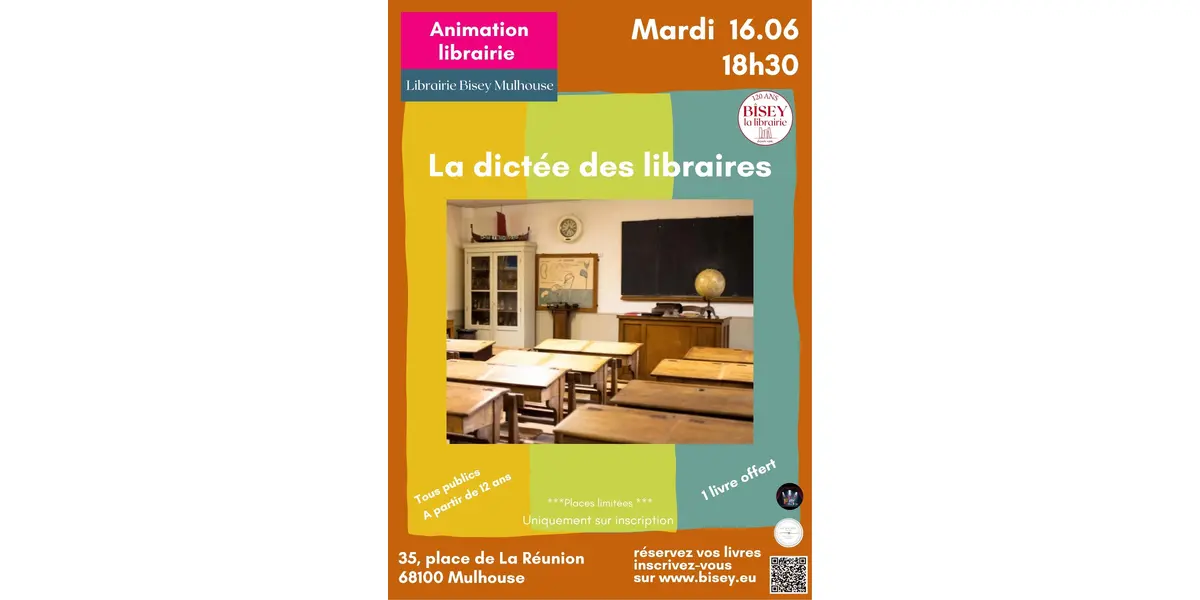 Animation librairie - La dictée des libraires