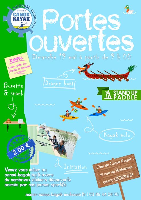 Canoë-kayak : Portes ouvertes de printemps