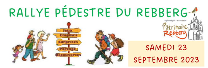 RALLYE PÉDESTRE du REBBERG