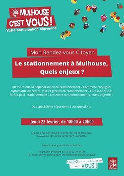 RDV Citoyen : le stationnement à Mulhouse, quels enjeux ?