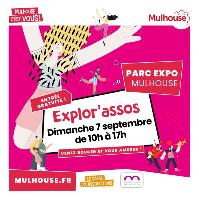 Explor’Assos, la grande rentrée des associations, revient au Parc Expo !