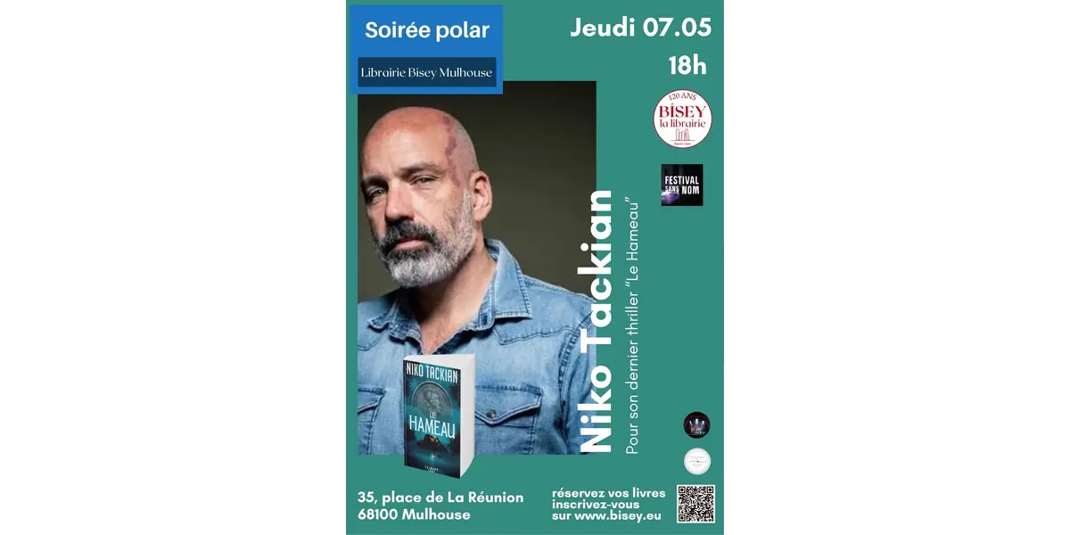 Soirée polar avec Niko Tackian - Le Hameau