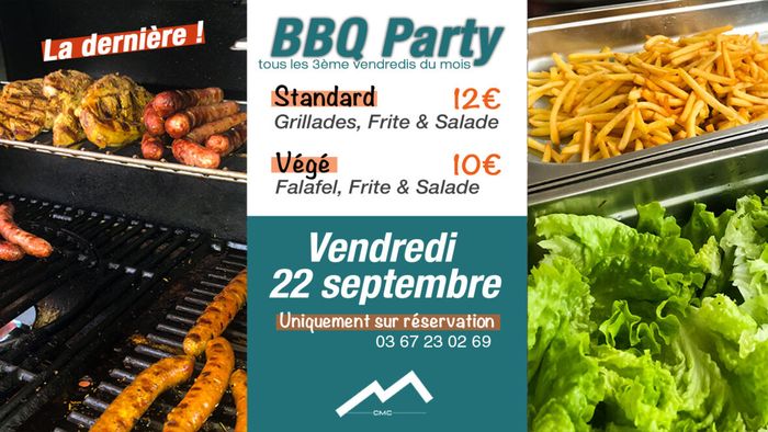 Dernière soirée barbecue à CMC !