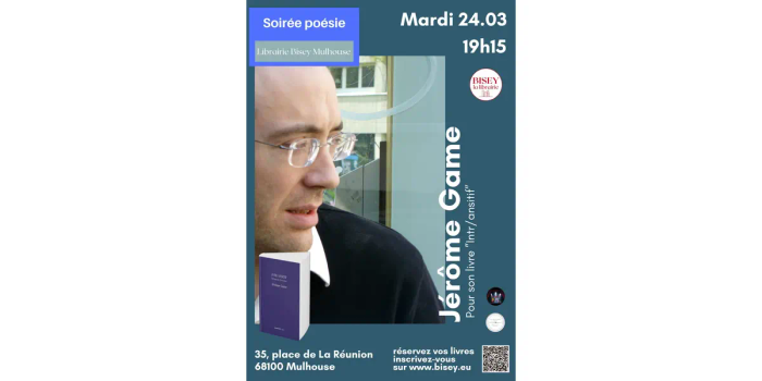 Interstice Game Soirée poésie avec Jérôme Game - Intr/ansitif - Poétique de l ...