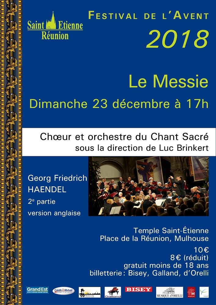 Le Messie de Haendel pour fêter Noël avec le Chant Sacré