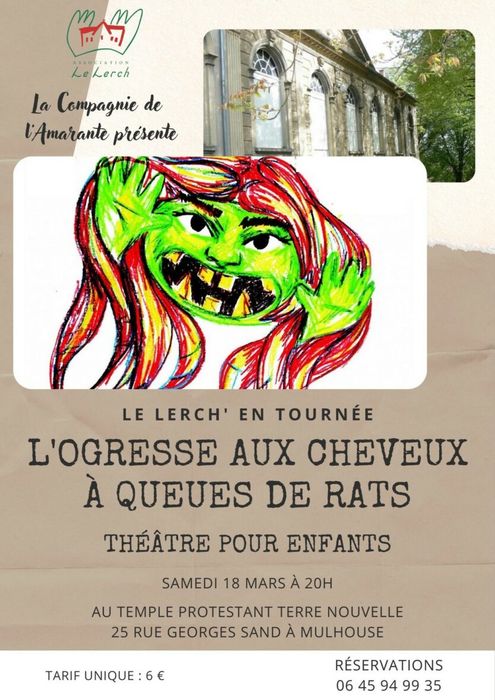 Théâtre pour enfants : L'ogresse aux cheveux à queues de rats