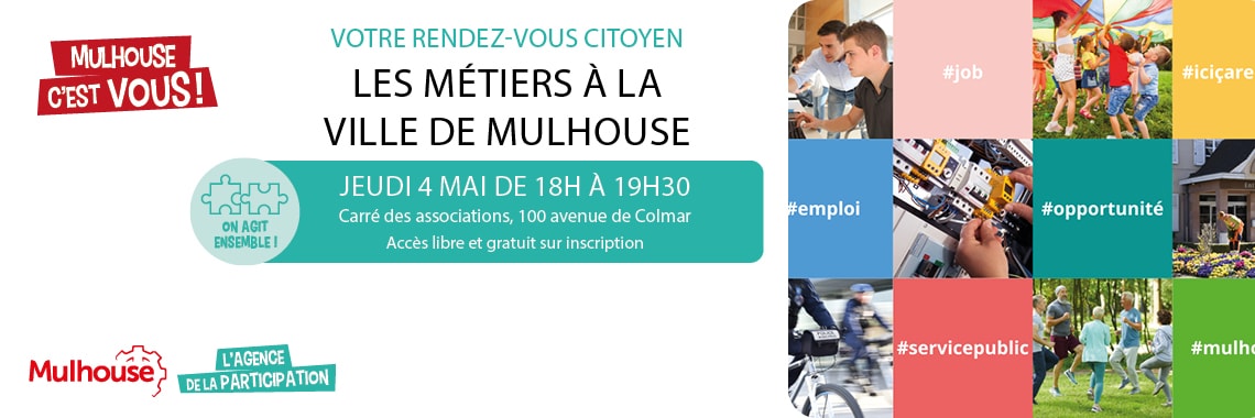 RDV Citoyen : tour d'horizon des métiers à la Ville de Mulhouse
